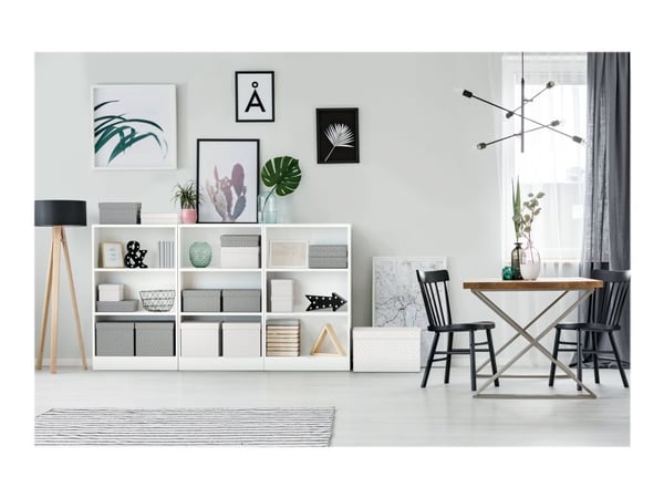 Esselte Home - Opbevaringsboks - large - grå (pakke med 3)