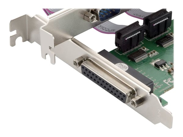 Conceptronic SPC01G, PCIe, Rinnakkainen, RS-232, PCIe 1.1, Vihreä, Kiina, 2,5 Gbit/s