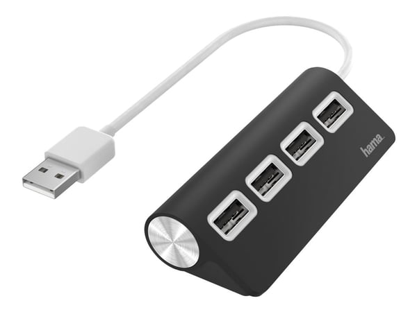 Hama - Hubb - 4 x USB 2.0 - skrivbordsmodell