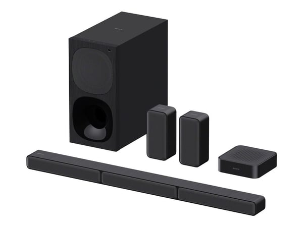 Sony HT-S40R - Soundbar - för hemmabio - 5.1-kanals - trådlös - Bluetooth - 600 Watt (Total)