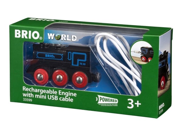 BRIO 33599 Rechargeable Engine with mini USB cable