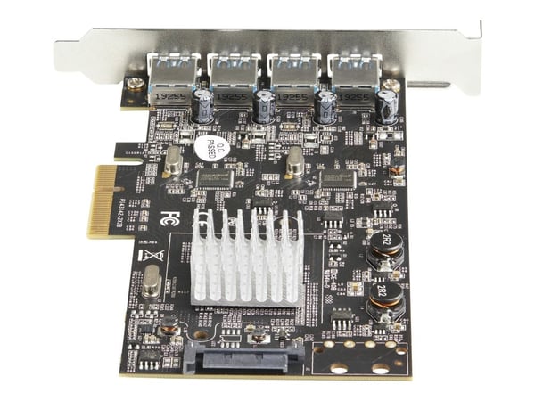 StarTech.com 4-Port USB PCIe Card - 10Gbps USB 3.1/3.2 Gen 2 Type-A PCI Express laajennuskortti - 2 ohjainta - 4xUSB - Windows/Mac/Linux - USB-adap...
