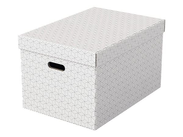 Esselte - Gaveeske - stor - 51 cm x 35.5 cm x 30.5 cm - hvit - pakke av 3