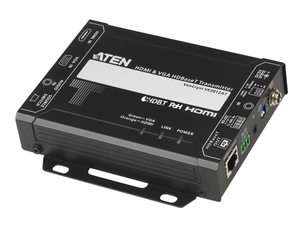 ATEN VanCryst VE2812AT - Video/lyd/infrarød/seriell-utvider - sender - HDBaseT - opp til 150 m
