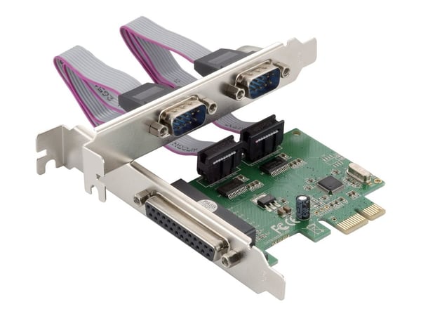 Conceptronic SPC01G, PCIe, Rinnakkainen, RS-232, PCIe 1.1, Vihreä, Kiina, 2,5 Gbit/s