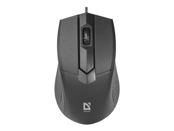 Defender Optimum MB-270 - Mus - ergonomisk - optisk - 3 knapper - kablet - USB - svart