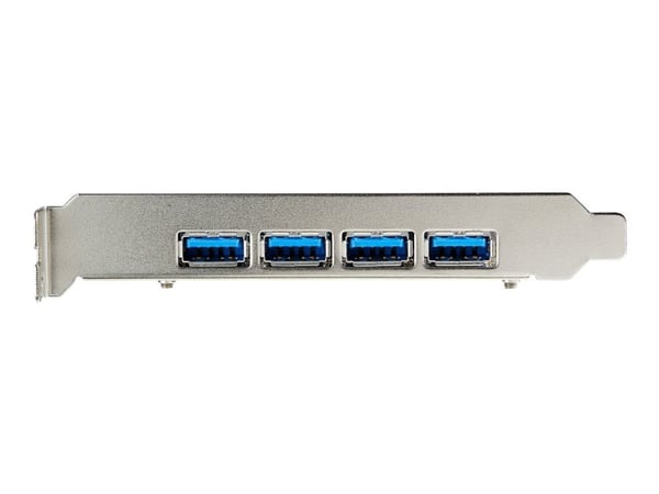 StarTech.com 4-Port USB PCIe Card - 10Gbps USB 3.1/3.2 Gen 2 Type-A PCI Express laajennuskortti - 2 ohjainta - 4xUSB - Windows/Mac/Linux - USB-adap...