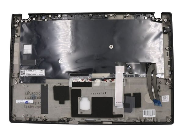Lite-On - Erstatningstastatur for bærbar PC - med Trackpoint - bakbelysning - QWERTY - Portugisisk - svart - med toppdeksel - for ThinkPad T490s 20...