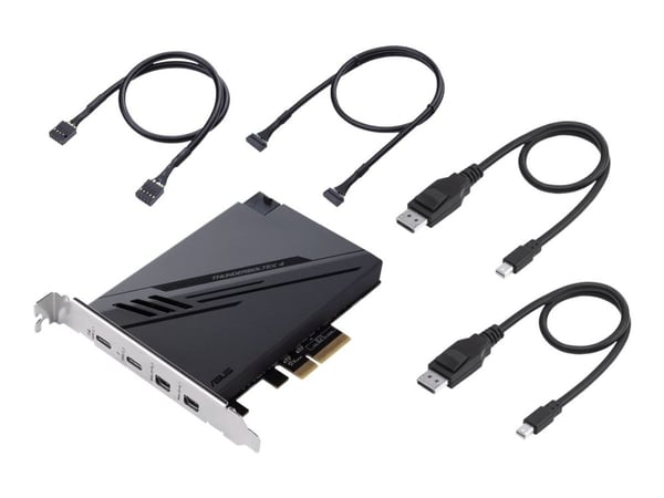 ASUS ThunderboltEX 4 - Thunderbolt-adapter - PCIe 3.0 x4 - Thunderbolt 4 x 2 - svart