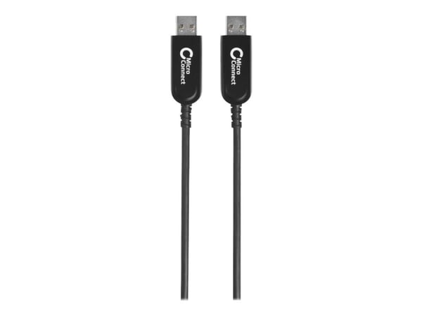 MicroConnect Premium - USB-kabel - USB-type A (hann) til USB-type A (hann) - USB 3.1 Gen 1 - 10 m - Active Optical Cable (AOC) - svart