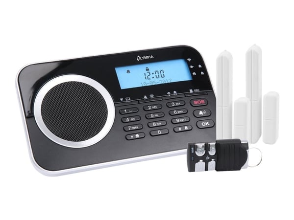 OLYMPIA Protect 9730 - Hemsäkerhetssystem - trådlös - Cellulär - 868.5 MHz - vit
