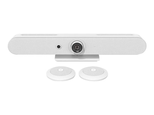 Logitech Rally Bar Mini - Videokonferanseinnretning - Zoom Certified, Certified for Microsoft Teams - hvit - power adapter included