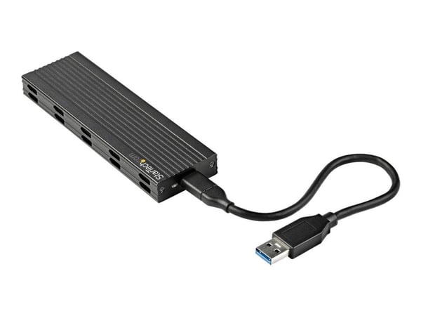 StarTech.com SM2E1BMU31C, SSD-kotelo, M.2, M.2, 10 Gbit/s, USB-liitettävyys, Musta