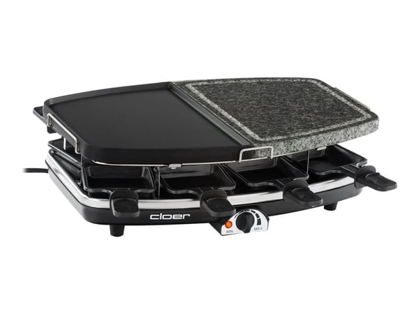 Cloer 6435 - Raclette/grill/hetstein - 1.2 kW