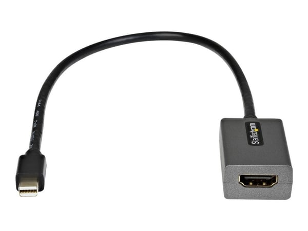 Startech Mini DisplayPort to HDMI Adapter, mDP to HDMI Adapter Dongle, 1080p, Mini DisplayPort 1.2 to HDMI Monitor/Display, Mini DP to HDMI Video C...