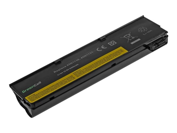Green Cell - Batteri til bærbar PC (tilsvarer: Lenovo 0C52861) - litiumion - 6-cellers - 4400 mAh - svart - for ThinkPad L450; L460; L470; P50s; T4...