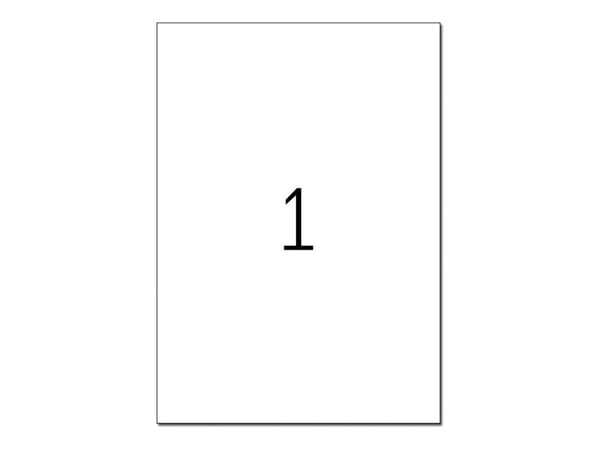 HERMA Special Power Labels - Papir - matt - ekstrasterkt klebemiddel - hvit - A4 (210 x 297 mm) 25 ark merkelapper