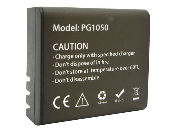 Easypix PG1050 - Batteri - Li-Ion - 1050 mAh - for GoXtreme Discovery, Endurance 2.7K, Pioneer, Rallye, Rallye WiFi