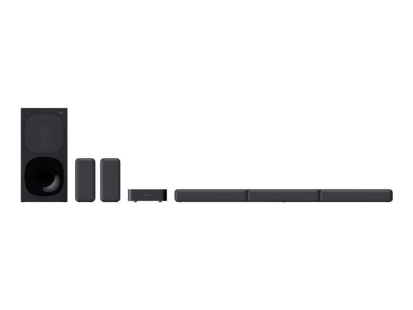 Sony HT-S40R - Lydbarsystem - til hjemmebiograf - 5.1-kanal - trådløs - Bluetooth - 600 Watt (Total)