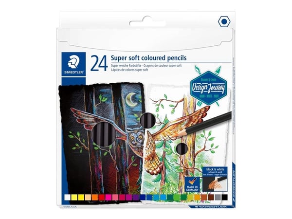 STAEDTLER 149C - Fargeblyant - super soft - assorterte farger (en pakke 24)