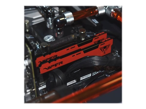 Viper Elite II - DDR4 - modul - 32 GB - DIMM 288-pin - 3200 MT/s / PC4-25600 - CL18 - 1.35 V - ikke-bufret - ikke-ECC - svart, rød