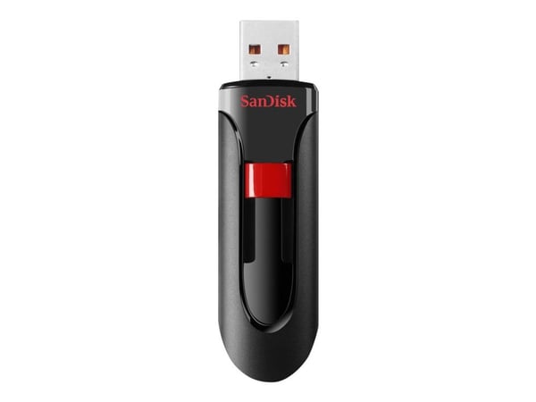 SanDisk Cruzer Glide - USB-flashstasjon - kryptert - 32 GB - USB 2.0 (en pakke 3)