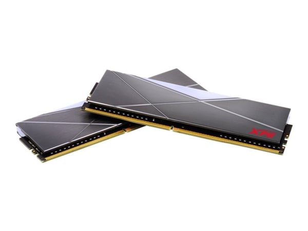 XPG SPECTRIX D50 - DDR4 - sett - 16 GB: 2 x 8 GB - DIMM 288-pin - 3200 MT/s / PC4-25600 - CL16 - 1.35 V - ikke-bufret - ikke-ECC - wolframgrå