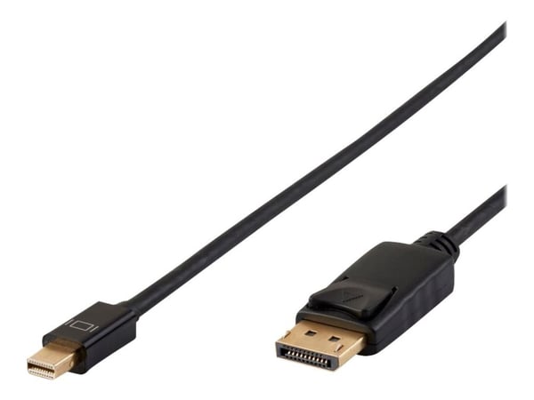 MicroConnect - DisplayPort-kabel - DisplayPort (hann) låst til Mini DisplayPort (hann) låst - DisplayPort 1.4 - 1 m - 8 K 60 Hz (7680 x 4320) støtt...
