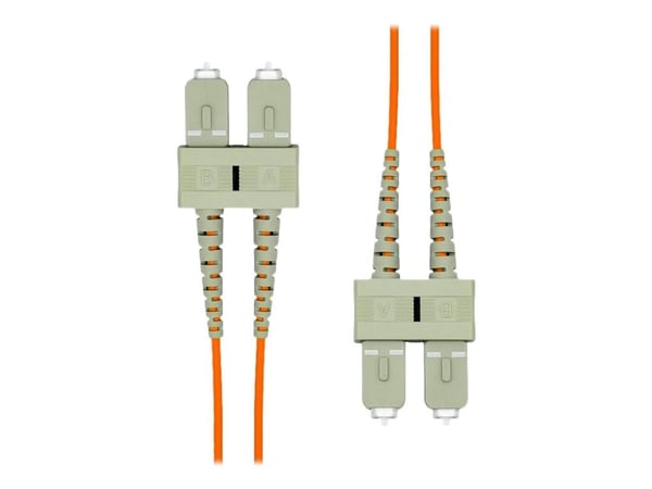 ProXtend - Koblingskabel - SC/UPC-multimodus (hann) til SC/UPC-multimodus (hann) - 10 m - 2 mm - fiberoptisk - dupleks - 125 mikroner - OM2 - halog...