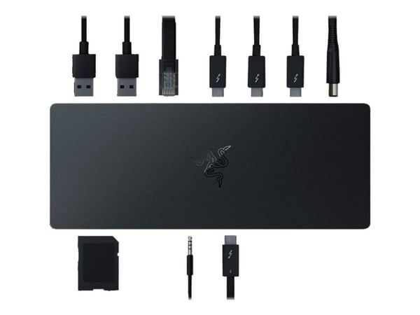 Razer - Dokkingstasjon - Thunderbolt 4 - 4 x Thunderbolt - 1GbE - 135 watt