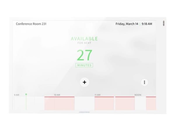 Crestron Room Scheduling Touch Screen TSS-1070-W-S - Rumsbokare - kabelansluten, trådlös - 802.11a/b/g/n/ac, Bluetooth - 2.4 Ghz, 5 GHz - 10/100 Et...