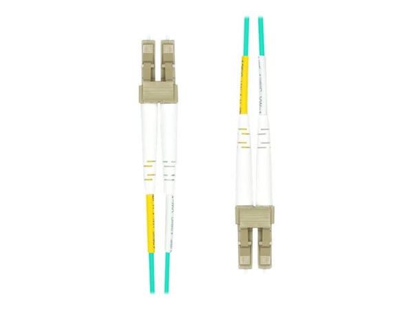 ProXtend - Koblingskabel - LC/UPC-multimodus (hann) til LC/UPC-multimodus (hann) - 10 m - 2 mm - fiberoptisk - dupleks - 125 mikroner - OM3 - halog...