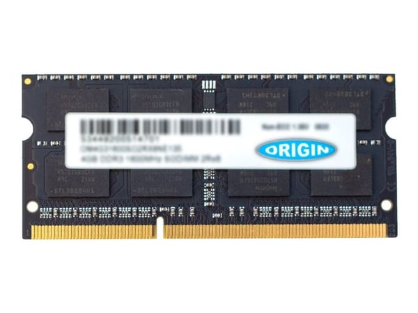 Origin Storage - DDR3L - modul - 8 GB - SO DIMM 204-pin - 1600 MHz / PC3L-12800 - 1.35 V - ikke-bufret - ikke-ECC