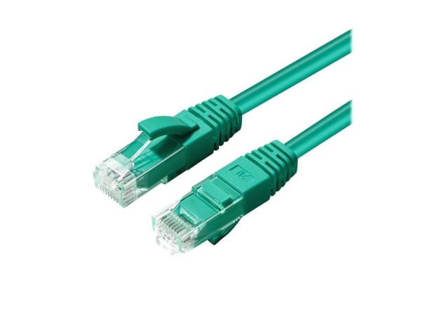 MicroConnect - Patch-kabel - RJ-45 (hane) till RJ-45 (hane) - 3 m - UTP - CAT 6a - startad, halogenfri, formpressad, rund, hakfri - grön