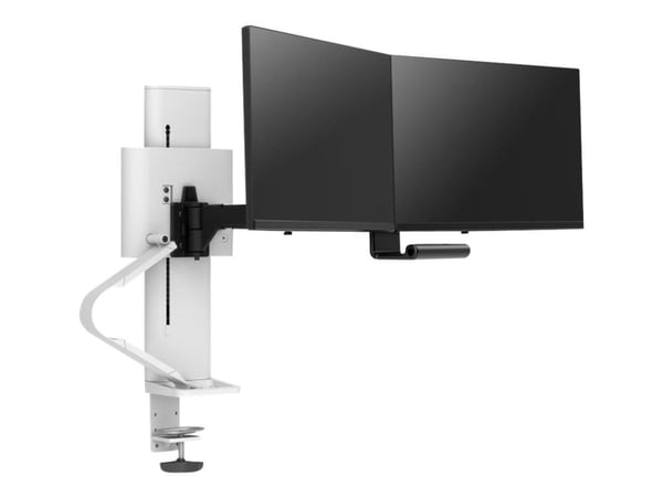 Ergotron TRACE - Monteringssett (håndtak, sokkel, løftesøyle, utvidelsesarmer, bue, 2 skyvesvingtapper, 2-dels skrivebordslampe) - Konstant kraftte...