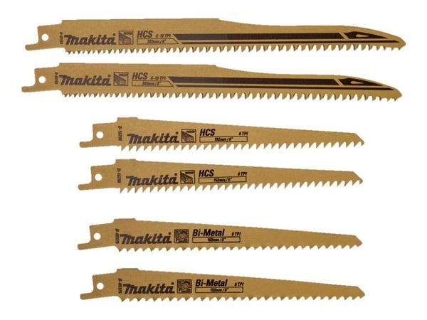 Makita - Sagbladsett - 6 deler - for Makita JR002GZ