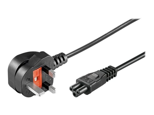 MicroConnect - Strömkabel - Typ G (hane) rak till IEC 60320 C5 vinklad - AC 250 V - 2.5 A - 1 m - svart MicroConnect - Strömkabel - Typ G (hane) rak till IEC 60320 C5 vinklad - AC 250 V - 2.5 A - 1 m - svart