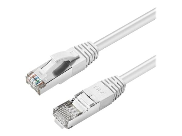 MicroConnect - Koblingskabel - RJ-45 (hann) til RJ-45 (hann) - 15 m - 6 mm - S/FTP - CAT 6a - med støvel, halogenfri, innendørs, formstøpt, rund, u...