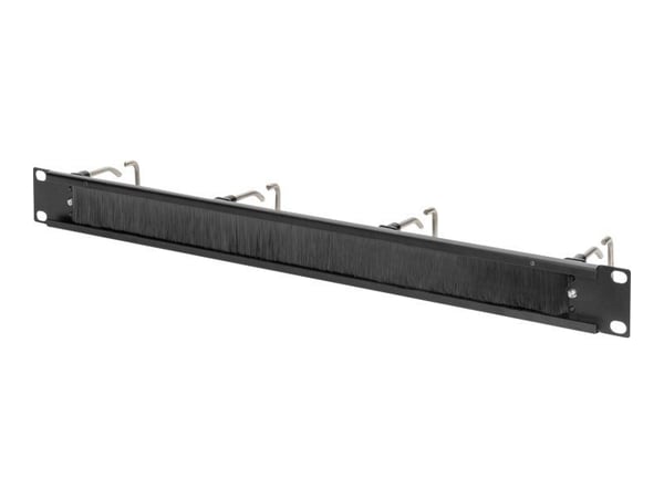 DIGITUS DN-97669 - Kabelstyringspanel med ringer - rackmonterbar - svart, RAL 9005 - 1U - 19"
