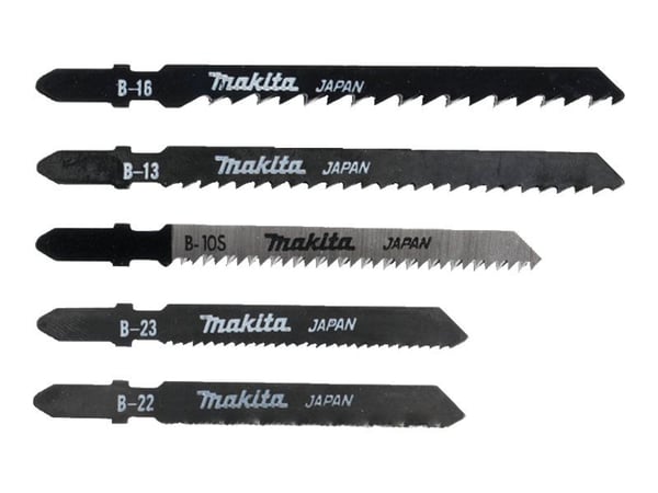 Makita - Bladsats till sticksåg - för trä, metall - 5 delar