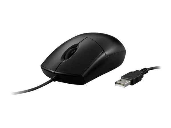 Kensington Pro Fit Washable Mouse Wired, Molempikätinen, Optinen, USB, 1600 DPI, Musta