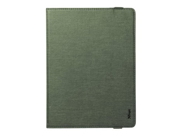 Trust Primo - Lommebok for nettbrett - gjenvunnet PET - grønn - inntil 10"