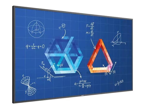 Philips 55BDL3452T - 55" Diagonalklasse T-Line LED-bakgrunnsbelyst LCD-skjerm - intelligent skilting - med pekeskjerm (multiberørings) - 4K UHD (21...