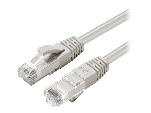 MicroConnect - Koblingskabel - RJ-45 (hann) til RJ-45 (hann) - 20 m - 5 mm - UTP - CAT 6a - halogenfri, innendørs, formstøpt, rund, uten hindringer...