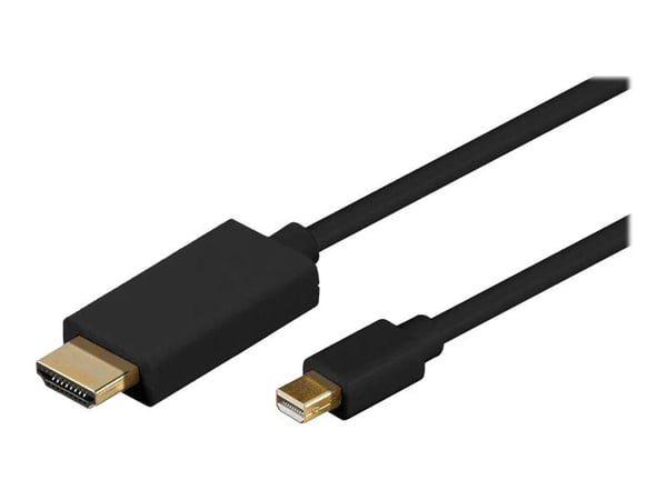 MicroConnect - Adapterkabel - Mini DisplayPort han til HDMI han - 1,8 m - lajittelu - 1080p tuki 60 Hz