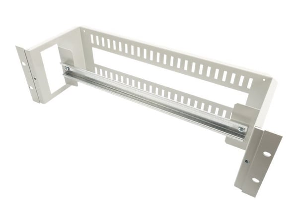 DIGITUS Professional DN-19-DIN-3U - DIN-skinnemonteringssett - lysegrå, RAL 7035 - 3U - 19"