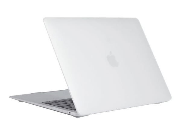 eSTUFF - Hårt fodral för bärbar dator - 13.3" - frosted clear - för Apple MacBook Pro (Sent 2020, Tidigt 2020)