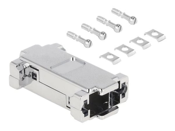 DeLOCK 66813, Cable boot, Hopea, Muovi, 2x D-Sub 9, 1 kpl, 30,9 mm