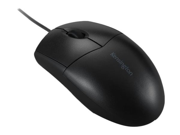Kensington Pro Fit Washable Mouse Wired, Molempikätinen, Optinen, USB, 1600 DPI, Musta