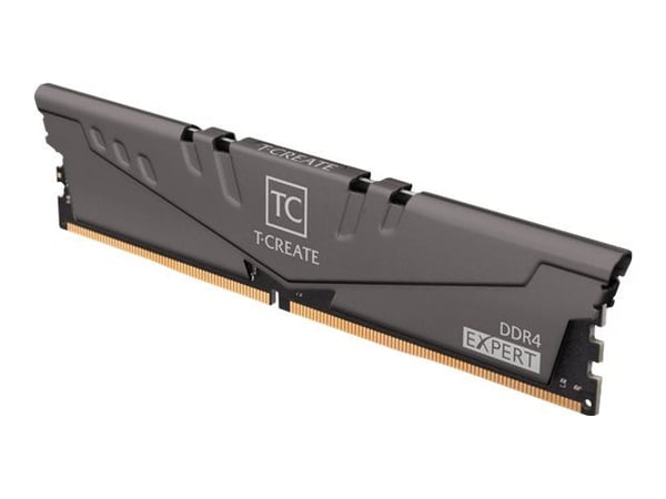 T-CREATE EXPERT OC10L - DDR4 - sett - 32 GB: 2 x 16 GB - DIMM 288-pin - 3600 MHz / PC4-28800 - CL18 - 1.35 V - ikke-bufret - ikke-ECC - titangrå